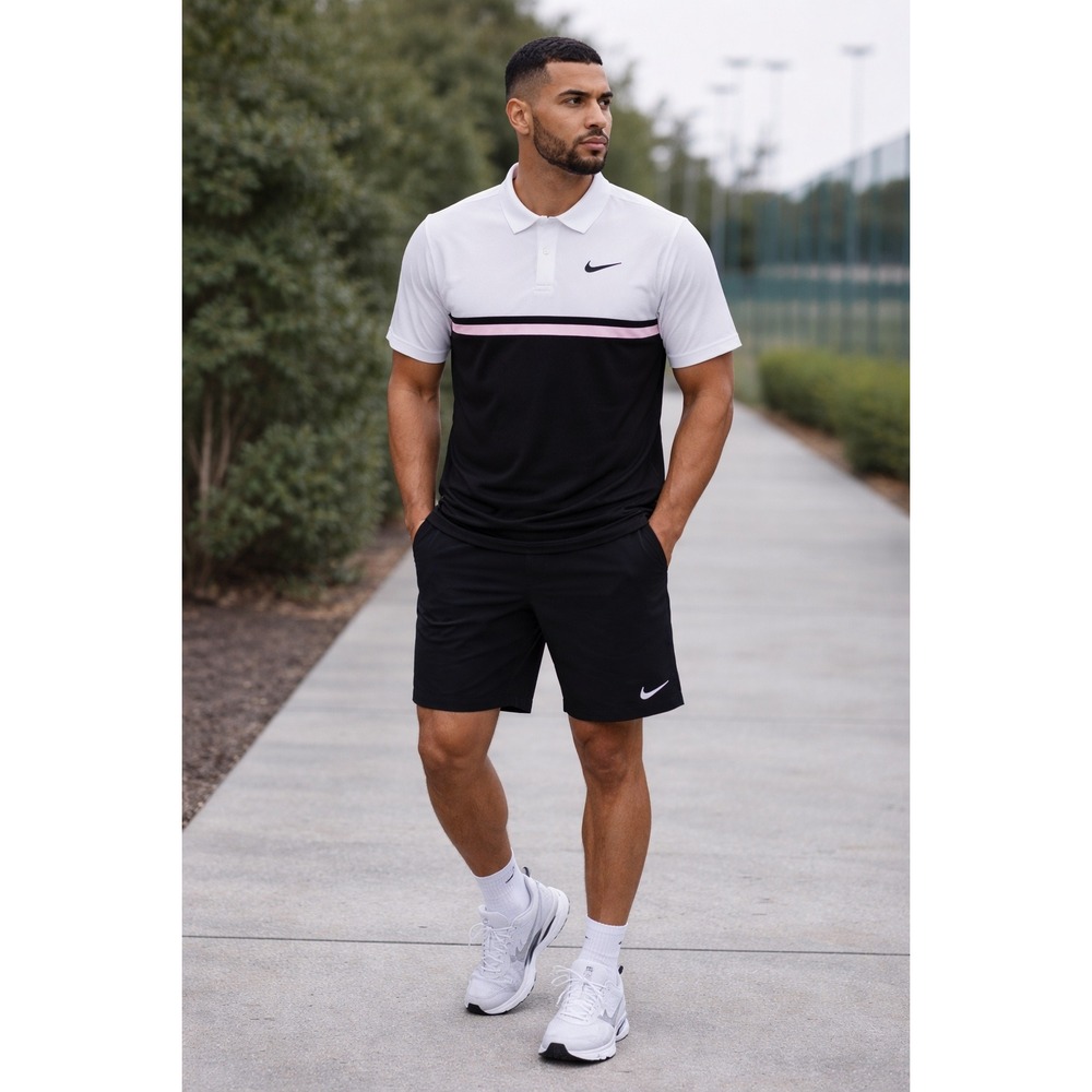 New Nike Mens's Victory Dri-FIT Polo Shirt S Small‎ Black Golf Athleisure Sporty